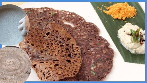 How To Cook Ragi Godhi Dosa Recipe in Telugu