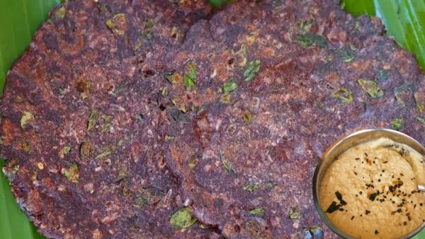 Drumstick Leaves Ragi Rotti