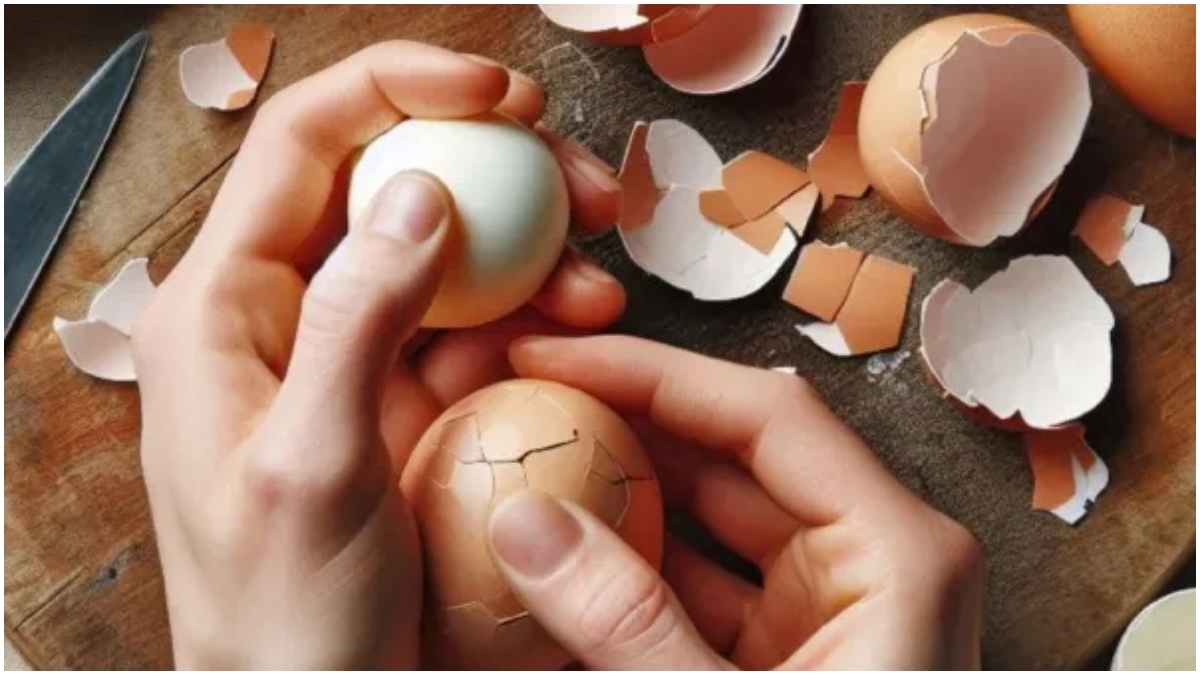 How To Easy and Quick to Peel Boiled Eggs in Telugu