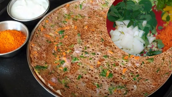 Instant Ragi Vegetable Dosa Recipe Instant Ragi Vegetable Dosa Recipe