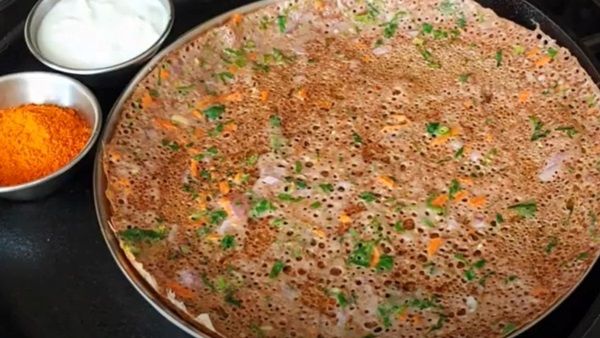 Instant Ragi Vegetable Dosa Recipe Instant Ragi Vegetable Dosa Recipe