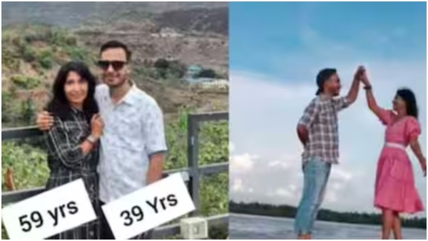 A 59-year-old divorced woman and a 39-year-old man fell in love and got married