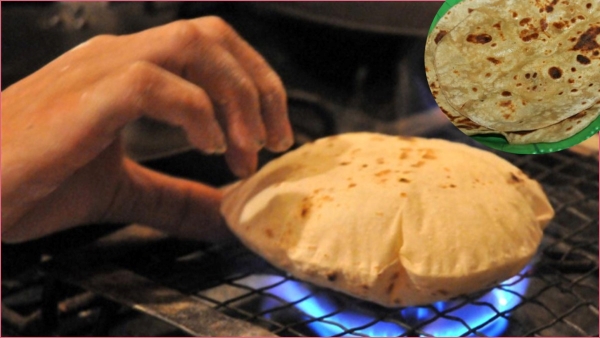 Eating Roti or Chapati with refrigerated dough
