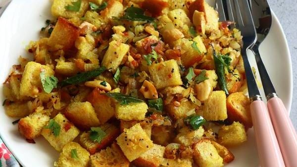 bread upma recipe
