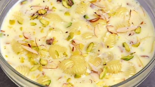macaroni pasta payasam recipe in telugu