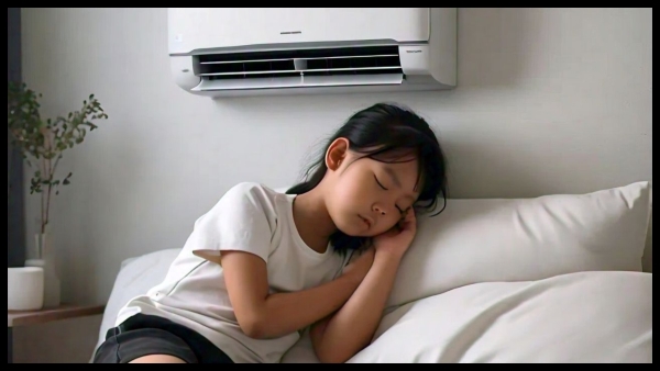 Sleeping with the AC on Sleeping with the AC on