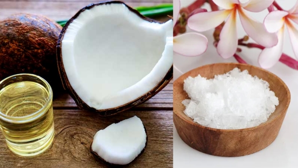 Coconut Oil With Camphor To Treat Dandruff