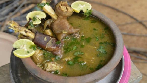 how to make hyderabad special mutton paya soup see process