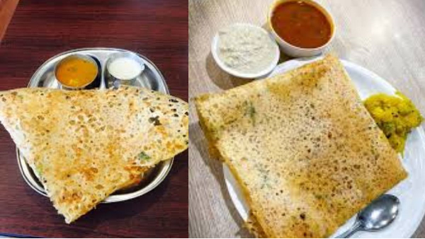 easy process to make home made south Indian style rava masala dosa