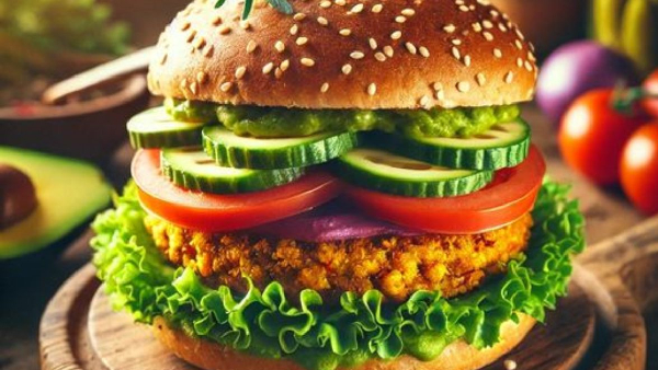 how to make veg burger see this process