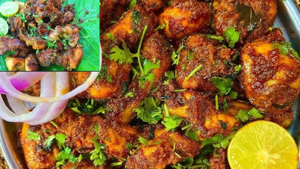 how to make tasty and spicy chicken fry recipe in telugu