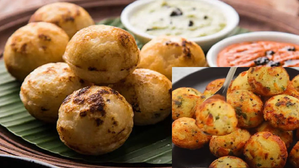 instant breakfast recipe gunta ponganalu with chutney see making process