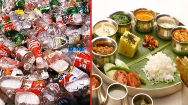 Garbage cafe in ambikapur which is providing food for plastic