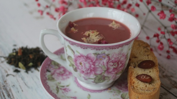 Kashmir pink tea recipe in telugu Make it at home in just 10 mins Kashmir pink tea recipe in telugu Make it at home in just 10 mins