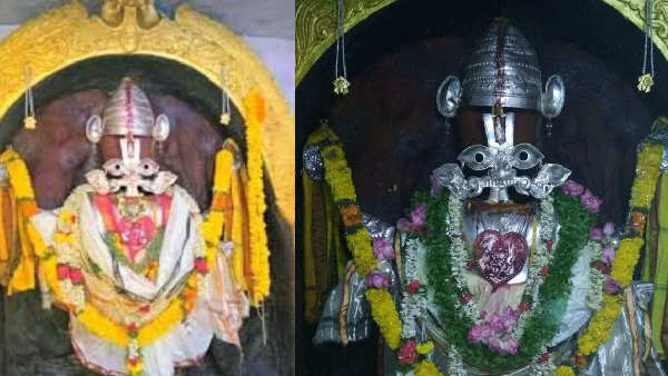 this lord narsimha idol in telangana temple bleeds from the navel