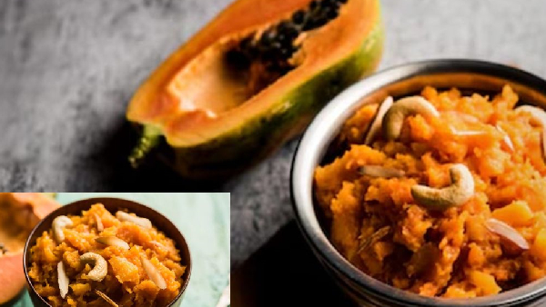 papaya halwa recipe in telugu see how to make it easily at home