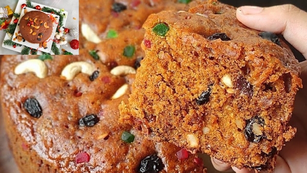how to make christmas special plum cake recipe in telugu