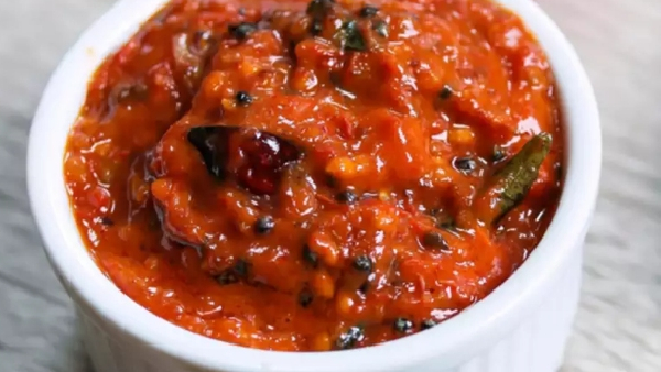 tomato pickle recipe in telugu see easy process to make in home