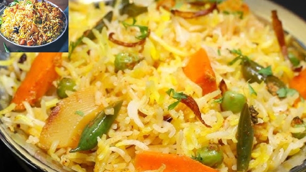 Hyderabadi veg dum biryani recipe in telugu