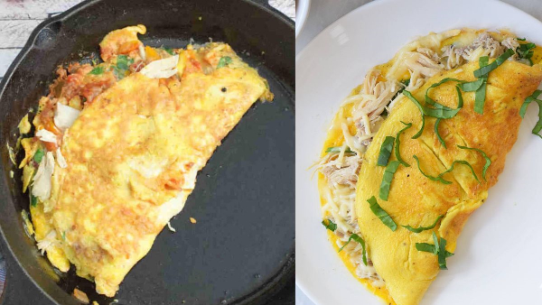 chicken omelette making process recipe in telugu