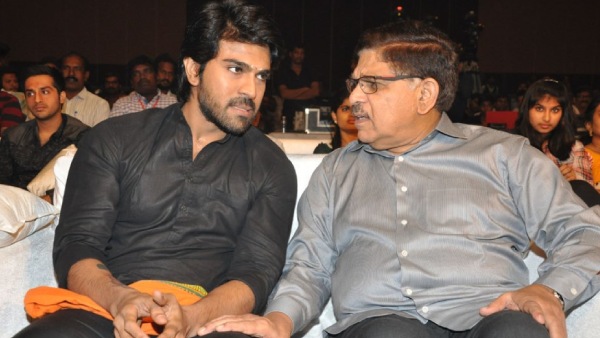 Ram charan sensational words about star producer allu aravind