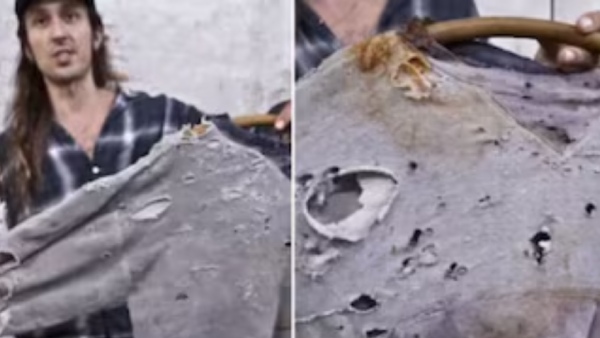 1940s vintage sweatshirt cost lakhs Person put on auction for that on record price