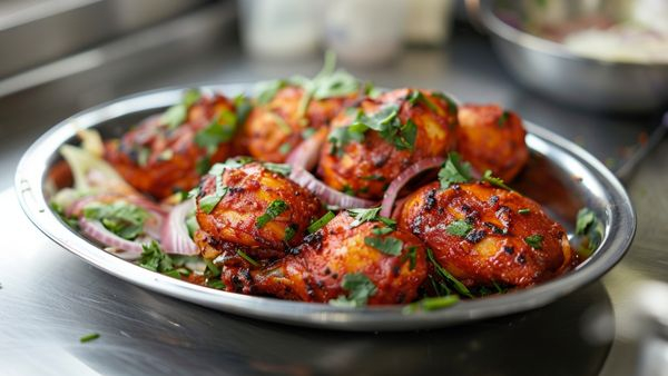 spicy guntur chicken roast recipe in telugu