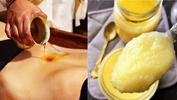 benefits of applying ghee around the navel