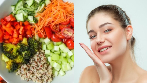 plant based food for skin glow and healthy skin