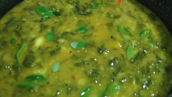 Make bacchali koora pappu in this way at home in telugu Make bacchali koora pappu in this way at home in telugu