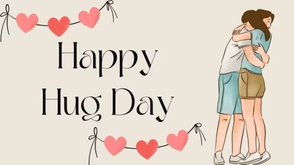 Happy Hug day 2025 wishes whatsapp status instagram stories social media posts quotations in telugu