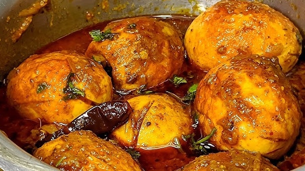How to make kolhapuri egg curry at home in telugu
