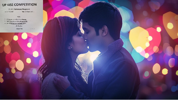 valentines day 2025 lip kiss competition viral invitation letter