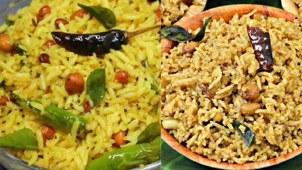 Madurai Meenakshi temple special prasadam pulihora recipe in telugu