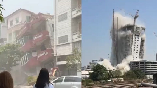 Strong earthquake hits mayanmar and Bangkok emergency declared in thailand