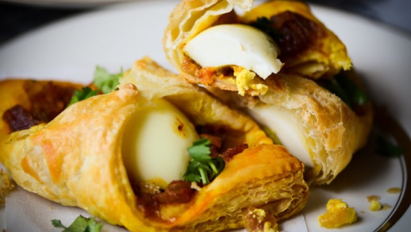 How to make egg puff in bakery style in telugu