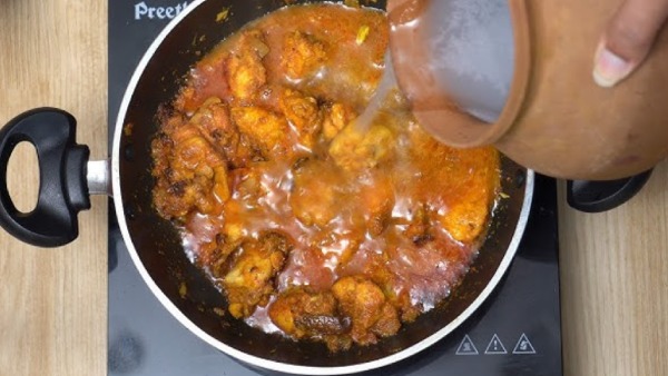 How to make telangana style thati kallu chicken at home in telugu
