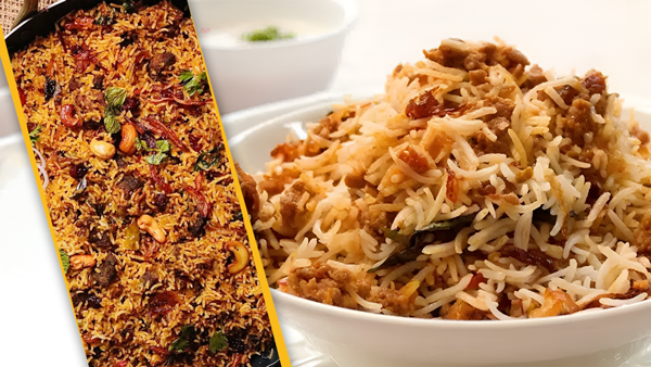 how to make mutton keema pulao recipe at home in telugu