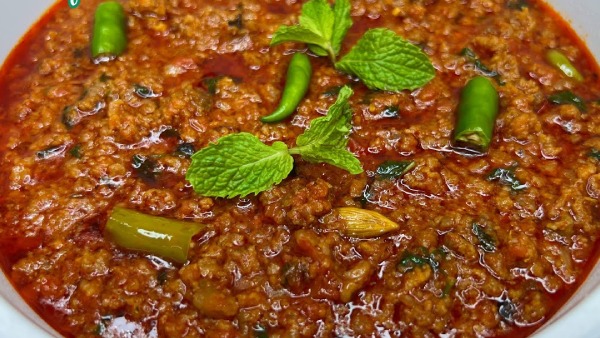 How to make ragi mutton kheema at home in telugu