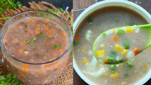 how to make healthy ragi soup recipe in telugu