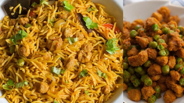 how to make healthy soya rice recipe in telugu