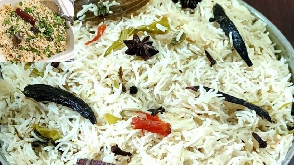 How to make telangana style bagara rice recipe in telugu