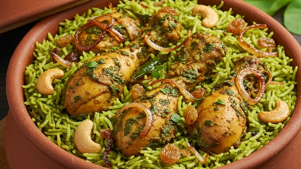 Andhra special gongura chicken biryani recipe in telugu