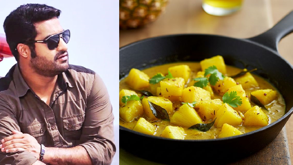 How to Make Junior NTR Favourite Pineapple Curry Recipe in Telugu