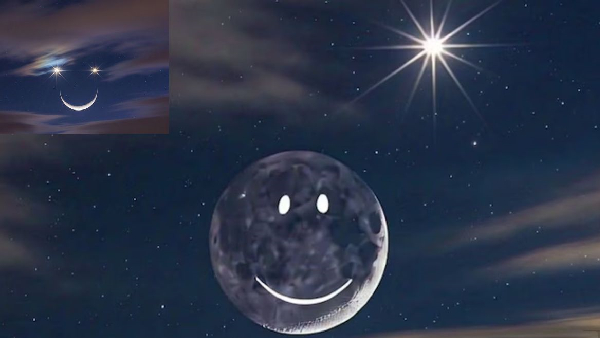 rare triple planetary conjunction on april 25 to form smiley face in the sky