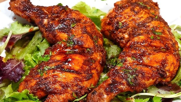 How to make best tandoori chicken recipe at home in telugu