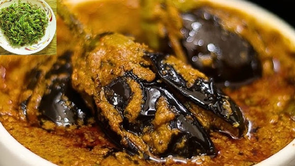 How to make addhra style chinthachiguru gutti vankaya kura recipe in telugu