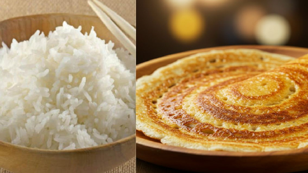 how to make instant dosa with leftover rice recipe in telugu