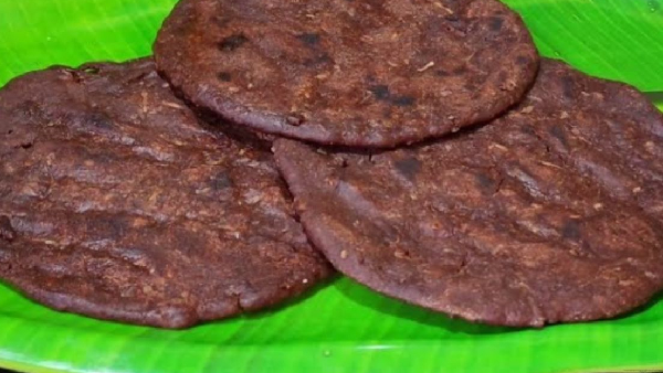 Healthy and tasty ragi sweet roti recipe in telugu