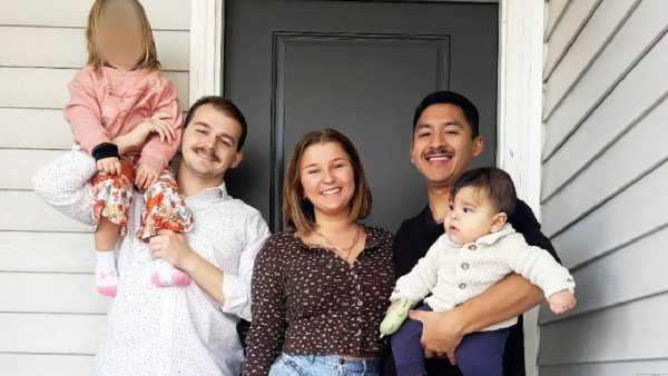 Viral Family Woman Lives with Husband and Ex Husband to Save on Costs